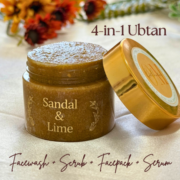 Hydrating 4-in-1 Ubtan Sandal & Lime