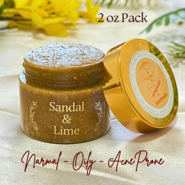 Hydrating 4-in-1 Ubtan Sandal & Lime - Image 4