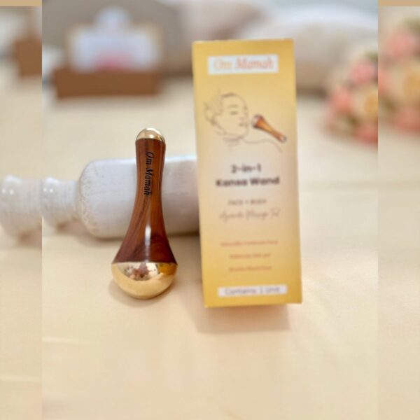 Ayurvedic Kansa 2-in-1 Massage Wand - Image 2